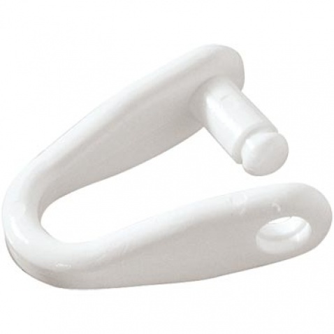 Šekel PNP81B  - Sail shackle, snap-on, 12,7mm (1/2") deep x 8mm (5/16") internal clearance, suit PN