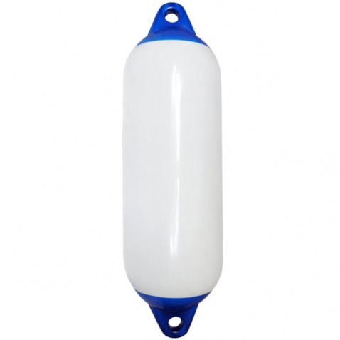 STAR fender - priemer 18 cm, výška 60 cm, obsah 13 l modro-biely