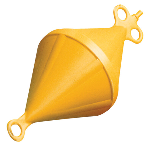 Bója plast kužel žltá,d.60cm,výtlak 7kg