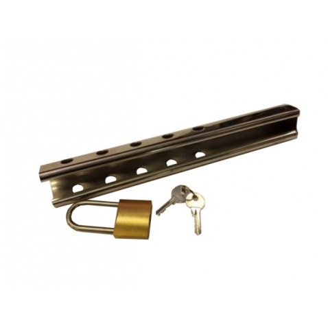 Zámok závesného motora, guľatý 28cm