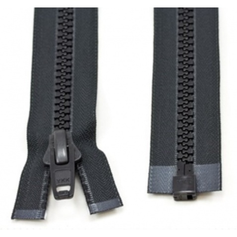 Zip YKK kostený , čierný - dlžka 60 cm