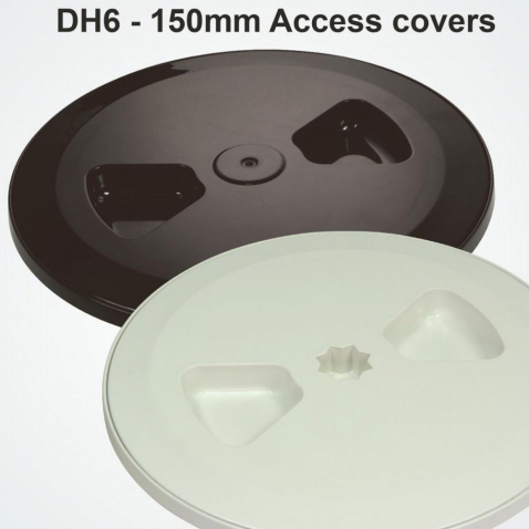 Inšpekčné veko Clamcleat Access Cover 206mm, biele