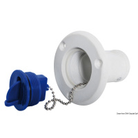 Hrdlo plast na vodu (biele),pr. 38mm