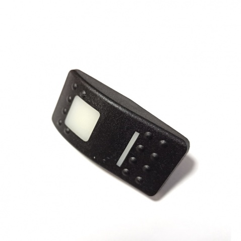 Tlačítko pro vypínač bez symbolu, černé (k vypínači 14.194.40 / 14.194.50 / 14.195.50 /14.192.xx)