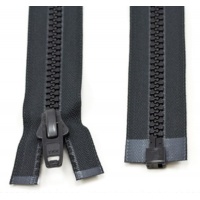 Zips YKK kostenný , čierny - dĺžka 500 cm