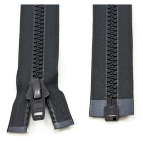 Zips YKK kostenný , čierny - dĺžka 500 cm