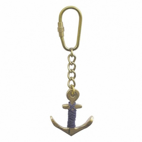 Prívesok na kľúče - kotva s lanom
