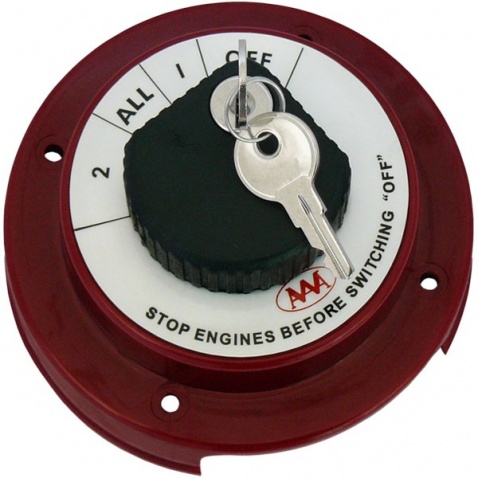 Prepínač aku s kľúčom 12V, 250A/360A