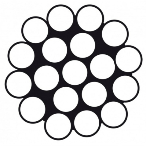 Lano nerezové 1x19, 