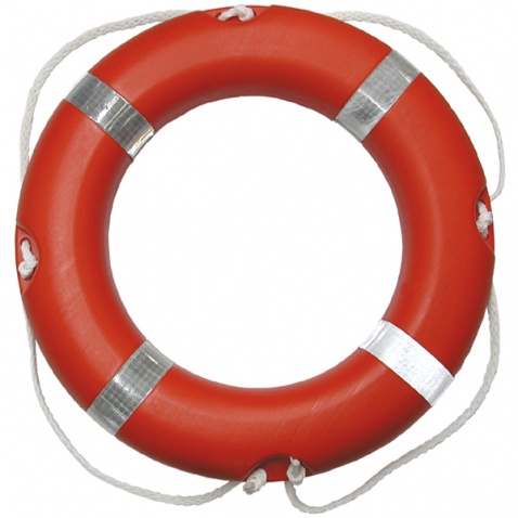 Kruh záchranný oranžový, prům. 75cm