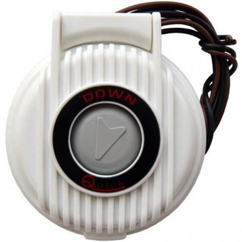 Spínač DOWN, biely