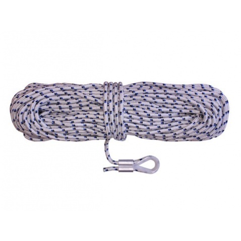 Kotevné lano s očnicou - priemer 8 mm, dĺžka 30 m