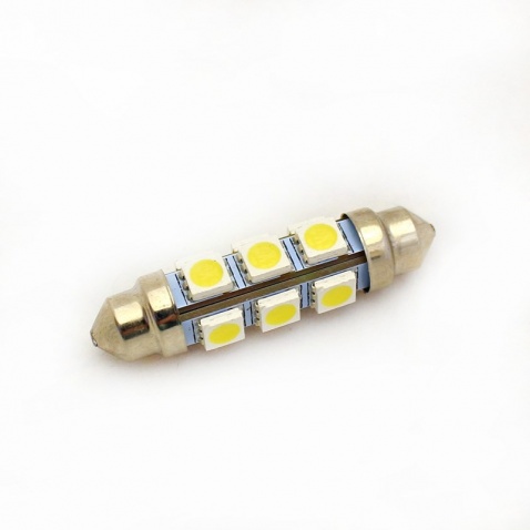 Žiarovka 12V, sufitka, 12xLED, 44mm