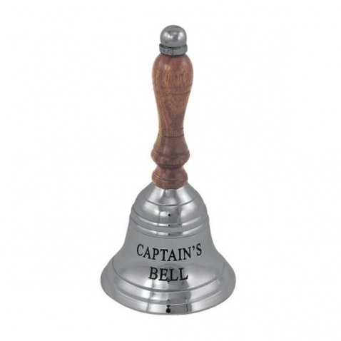 Zvon s drevenou rúčkou