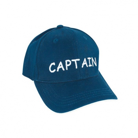 Šiltovka SC-nápis Captain, navy