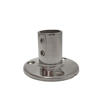 Patka zábradlie s trubkou, 90° - priemer 22 mm,kruhová podstava