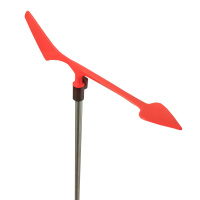 Frklík plast,d.16cm-dlhá noha pre Optimist,d.nohy 30cm oranžová reflexná