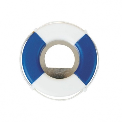 Otvárač - kormidelné kolo modro-biele,pr.7cm