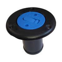 Hrdlo plast na vodu (čierné),pr. 38mm