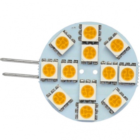 Žiarovka 12V, LED, typ G4 (12xLED, 2,5W)