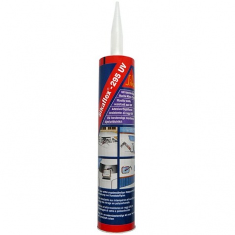 Sikaflex 295 UV - čierny, obsah 300 ml