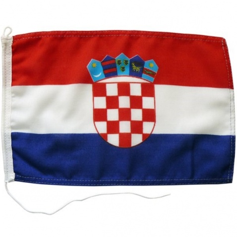 Vlajka Chorvátsko - veľkosť 45 x 30cm
