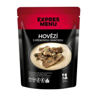 Hovädzi guláš s krenovou omáčkou (1 porce)