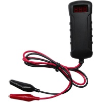 Merač batérie, LED, 5-30 V, koncovky banániky