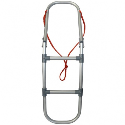 Rebrík trojstupňový na nafukovací čln