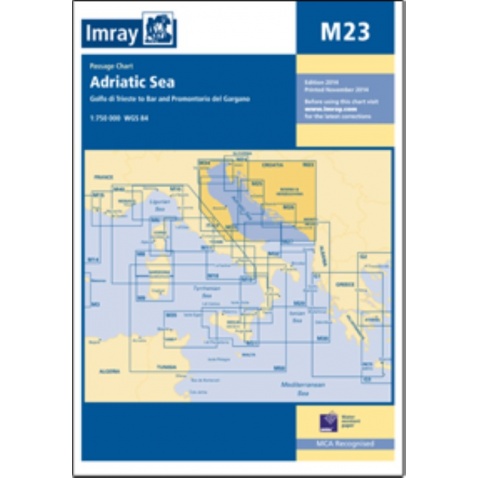 Mapa Adriatic sea