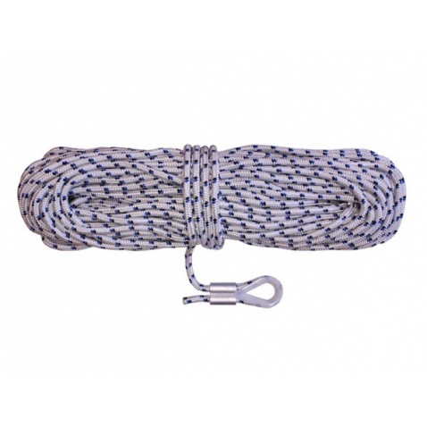 Kotevné lano s očnicou - priemer 6 mm, dĺžka 30 m