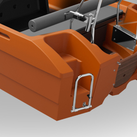 Rebrík nerez na Pioner Multi III, Viking, P14, P10, P12, P11