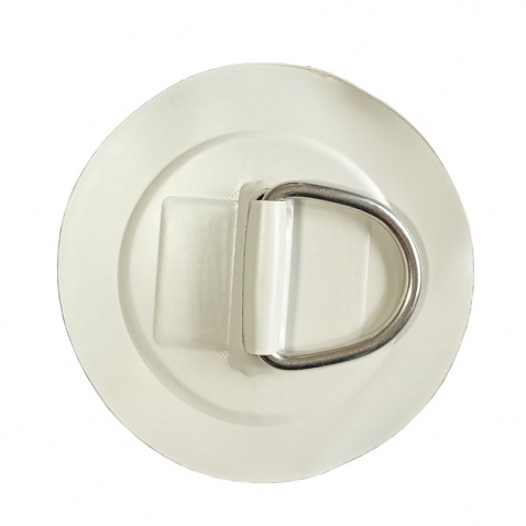D-ring na nafukovací čln(oko nerez na gum.podl.),priem.15cm,tl.nerez oka 6,2 mm