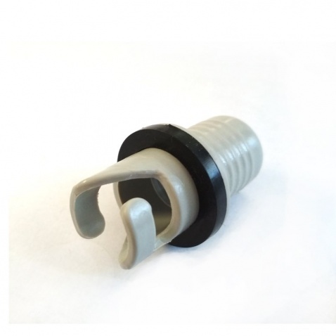 Koncovka k pumpe - k nafukovacím člnom univerzálna zo stredovou přepážkou