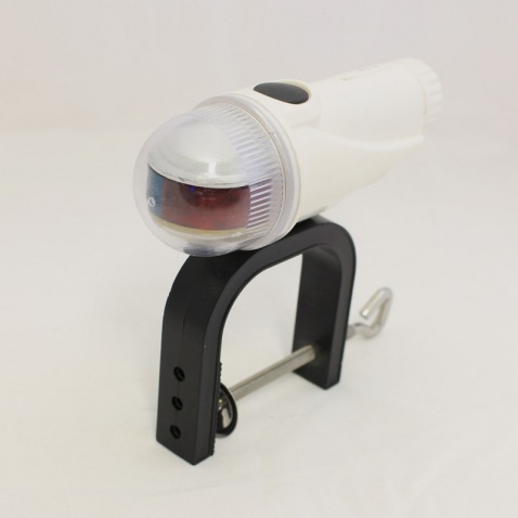 Svetlo pozičné zelené/červené, LED, so svorkou (AAA bat)