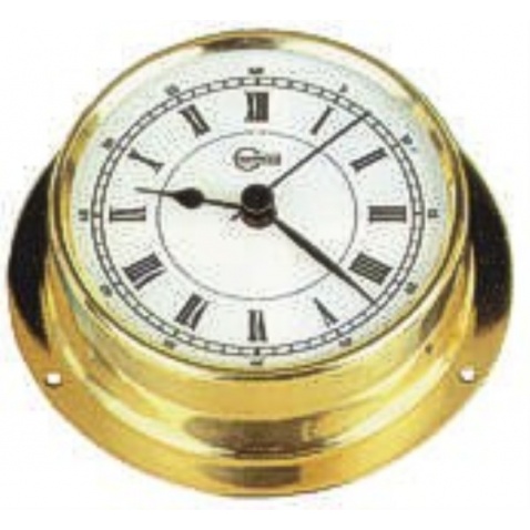 Hodiny 70mm,zlaté,rímske číslice