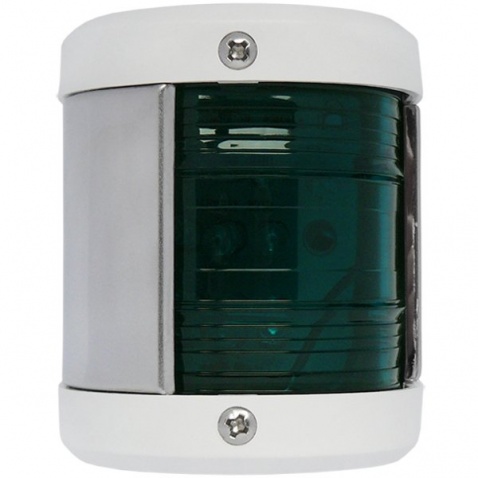 Svetlo pozičné, zelené, LED 112,5°, 75x55mm