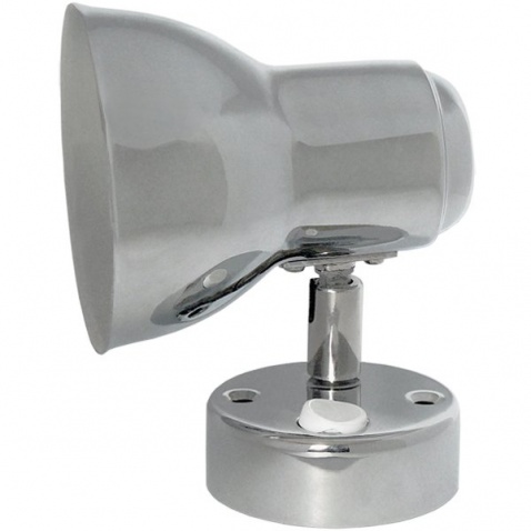 Svetlo na priskrutkovanie, malé strieborné