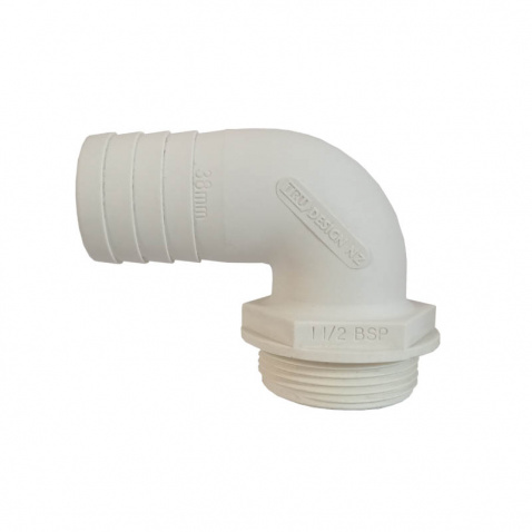 Koleno 90°, 1 1/2",priem.hadice 25mm