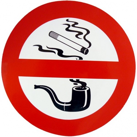 Samolepka "Zákaz fajčenia"