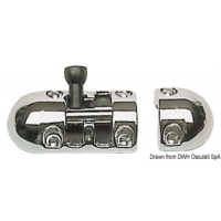 Zámok zasúvací skriňový 85x31mm