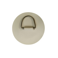 Úchyt na nafukovací čln(oko nerez na gum.podl.),priem.10cm,tl.nerez oka 5,4mm