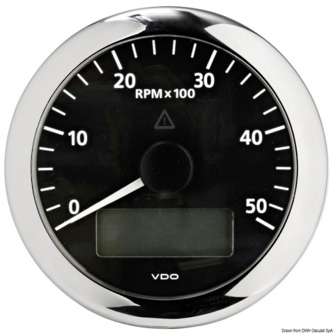 Otáčkomer VDO 0-3000 rpm, čierny