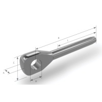 Očko terminál - priemer 6mm