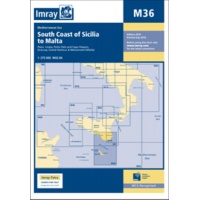 Mapa M36 South Coast of Sicilia to Malta