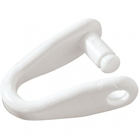 Jazdec pl. -PNP81A Sail shackle, snap-on, 11mm (7/16") deep x 8mm (5/16") internal clearance, suit 