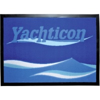 Koberec navy s nápisom Yachticon