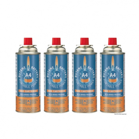 Náplň plynová do prenosného jednoplotýnkového variča-sada 4ks