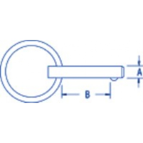 Čap so závlačkou pr. 4,8mm/dĺžka 12,5mm - RF5310