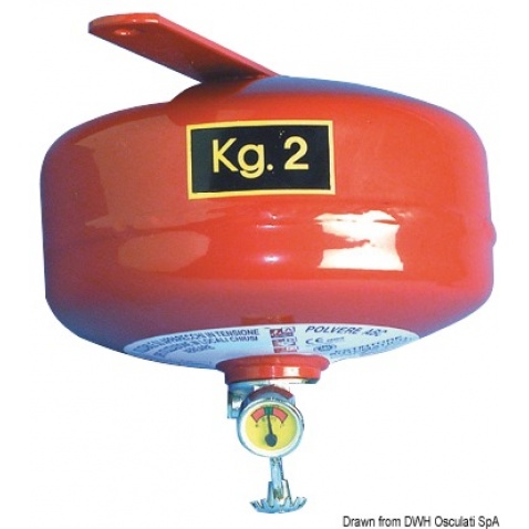 Automatický hasiaci systém 2kg, pre lode do 8m dlžky
